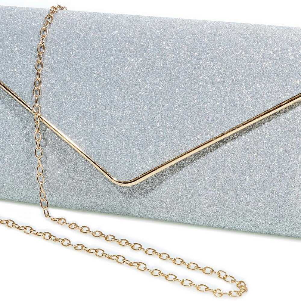 Evening Bag Clutch Purses for Women, Ladies Sparkling Party Handbag Wedding Bag